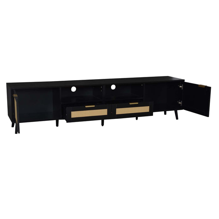 TV Stand, Media Console With Cable Management