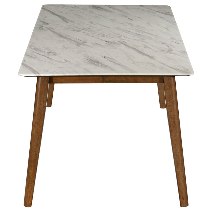 Tiburon - Dining Table - White Marble