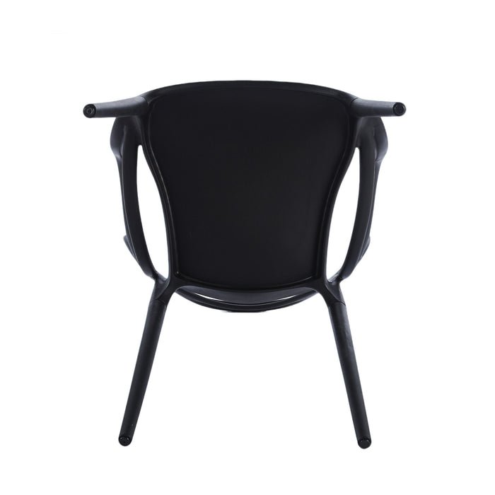 Dining Chair (Set of 4) - Black - Plastic