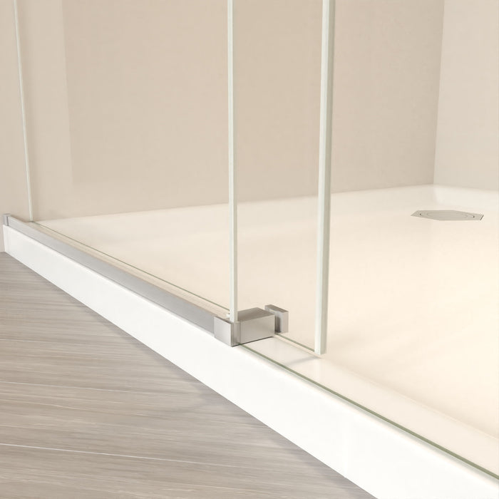 Frameless Sliding Bathtub Door With Frame