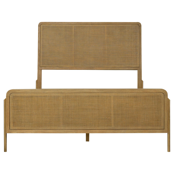 Stevie - Eastern King Panel Bed - Sand