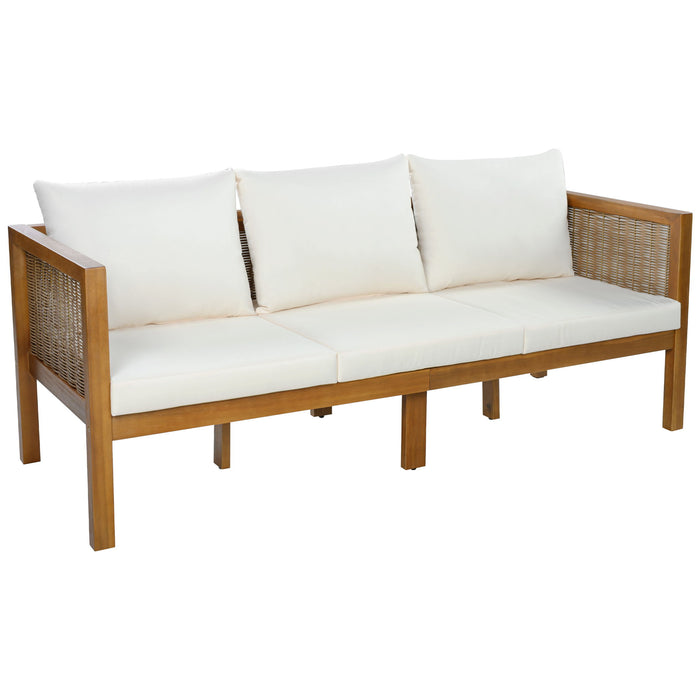 Patio Set Outdoor With Coffee Table And Cushions