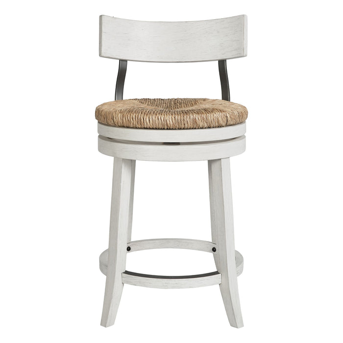 Stool With Natural Seagrass Seat