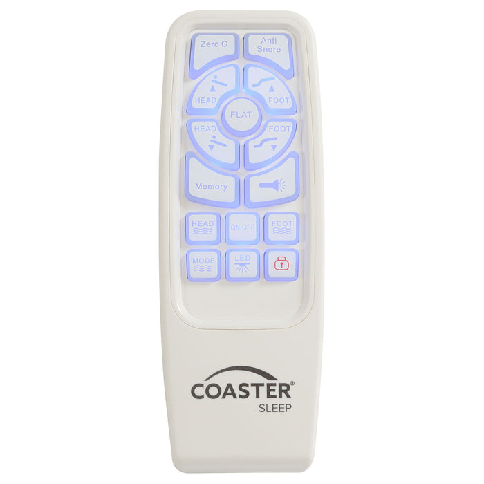 Kelven - Adjustable Bed Base With Wireless Remote And Dual Massage Motors