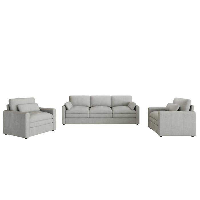 Cloud Sofa Set Couch For Living Room - Light Gray