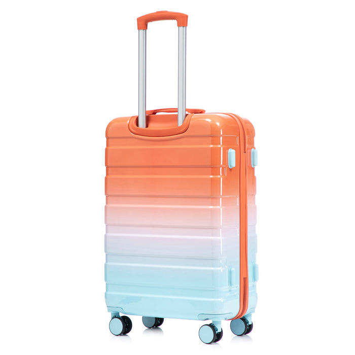 Luggage Set 20" /24" /28" With Combination Lock And Silent Wheels