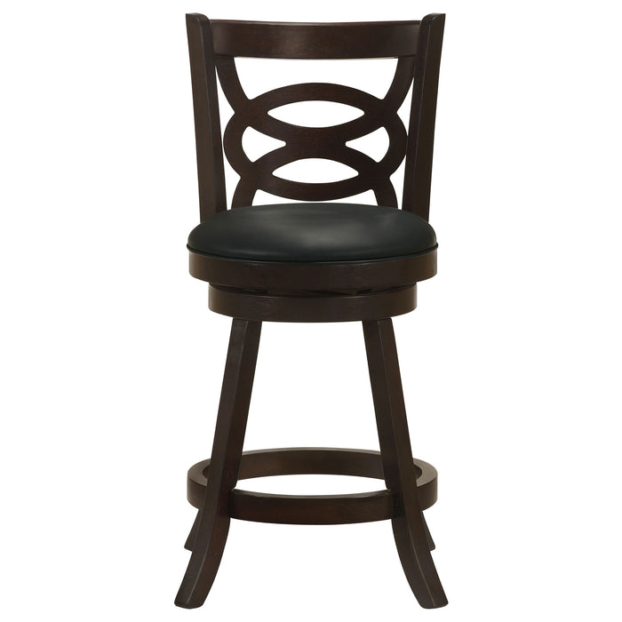 Swivel Counter Stool (Set of 2) - Black