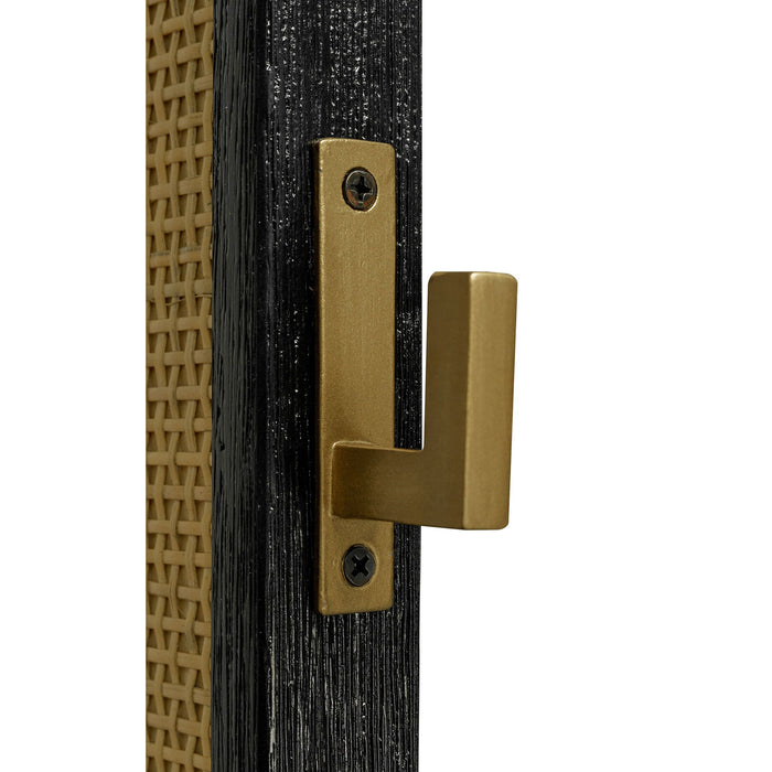 Benson - Standing Floor Mirror - Black