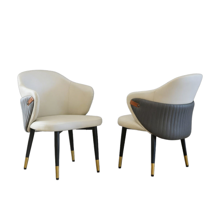 Dining Chairs Ergonomic (Set of 2) - Beige
