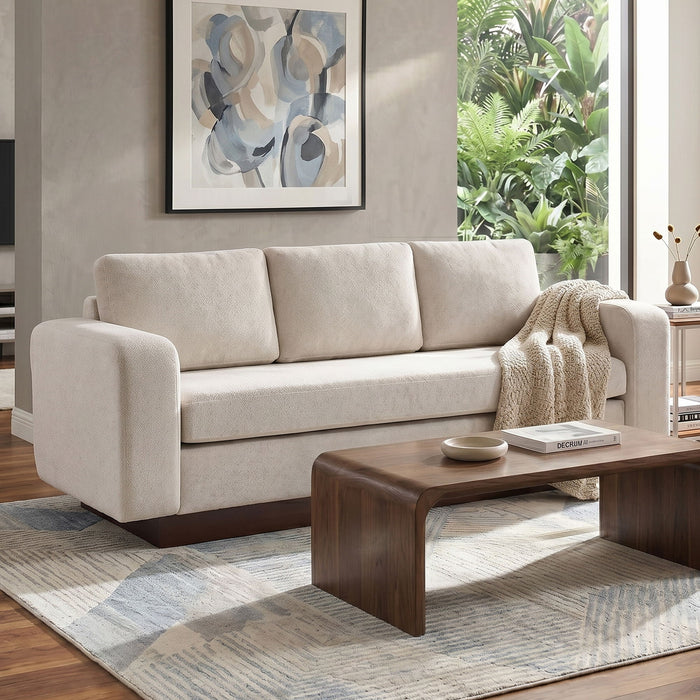 Modern 3 Seater Sofa, Living Room Couch