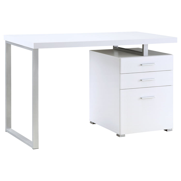 Modern Reversible 3 Drawer Office Computer Desk