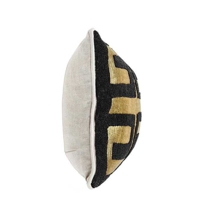 Dala - 12" x 16" Pillow - Black / Gold