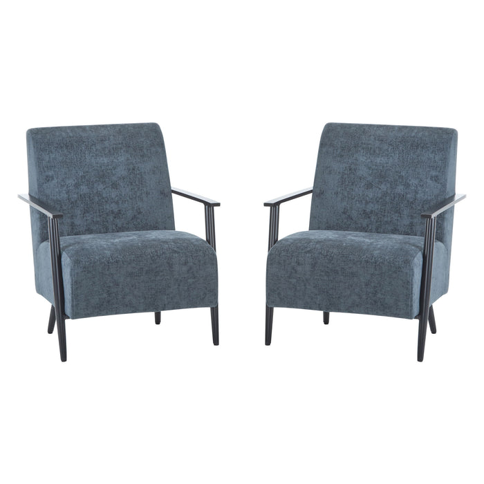 Modern Lounge Chair With Polyester Upholstery