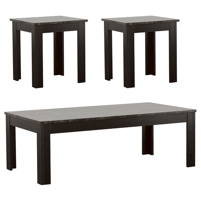 Pola - 3 Piece Coffee Table Set - Gray