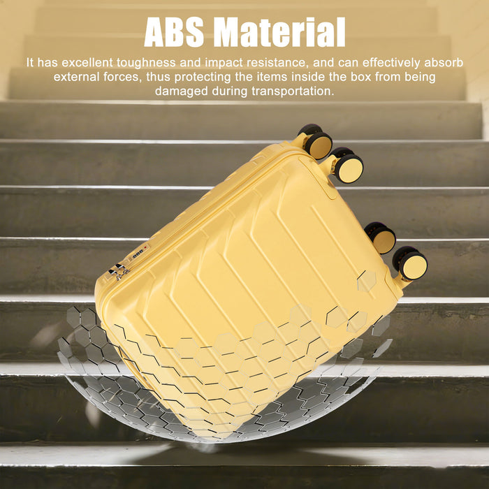 Hard Shell Travel Luggage With Scratch Resistant Surface