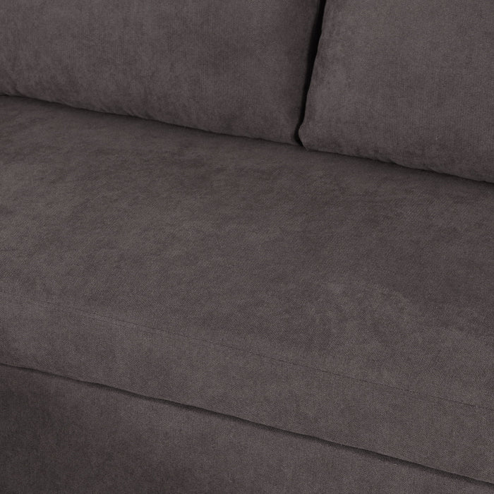 L - Shaped Convertible Sofa Bed With Storage Chaise