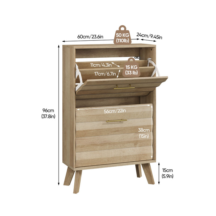 Flip Top Shoe Cabinet