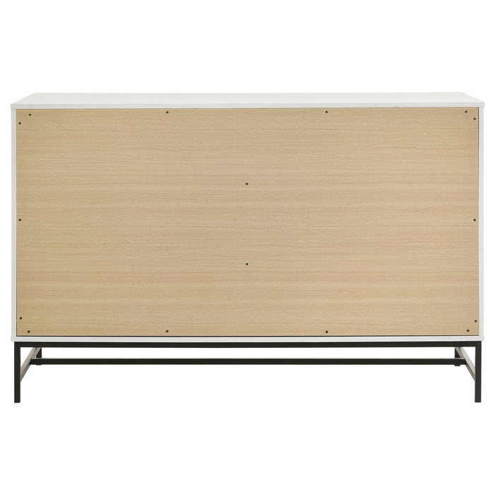 Taraval - 6 Drawer Bedroom Dresser - White