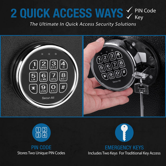 Tall Fireproof Protection Safe Vault