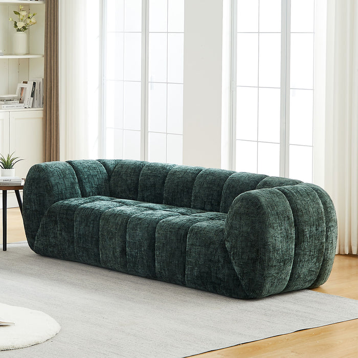 Modern Sofa With Piano Key Backrest