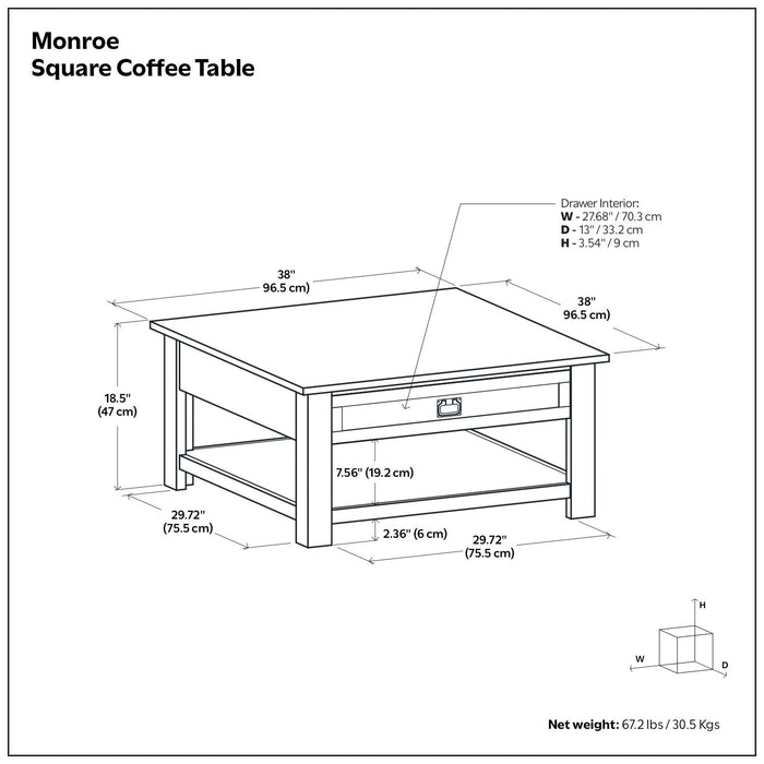 Monroe - Handcrafted Side Table