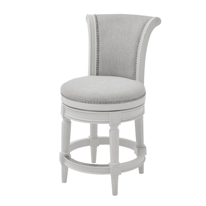 Swivel Barstool With High-Back
