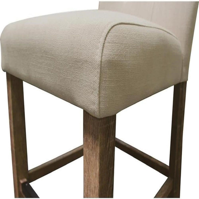 Upholstered Counter Dining Chair (Set of 2) - Light Gray