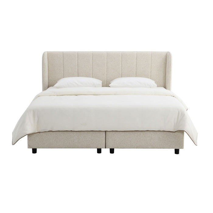 Adonia - Eastern King Storage Bed With Mattress Included - Beige