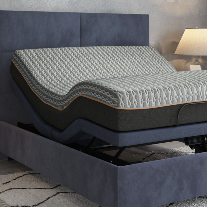 Copper Lux Hybrid - 12" Mattress With Copper Infused Contouring Memory Comfort Layer And Supportive Coil System