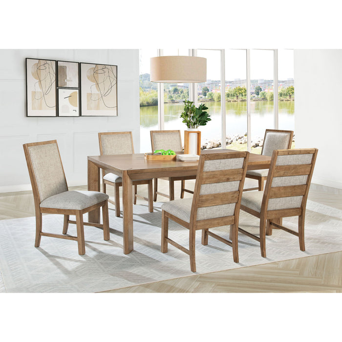 Rectangular Dining Set With Angular Legs