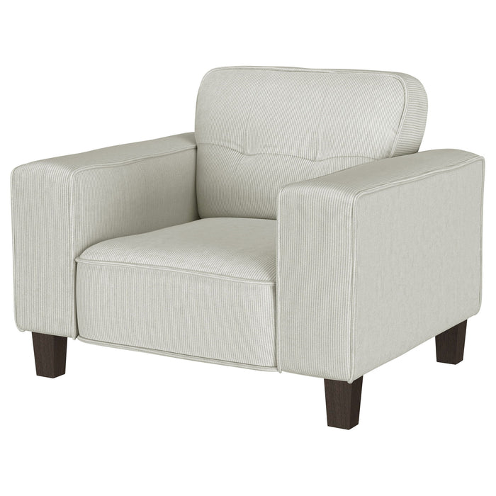 Dana - Track Arm Tufted Accent Chair