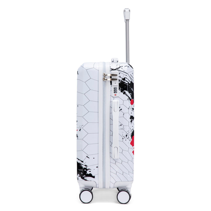 3 Piece With Combination Lock And Silent Wheels