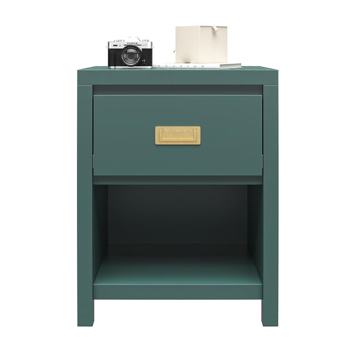 Haven - 1 Drawer Nightstand - Green