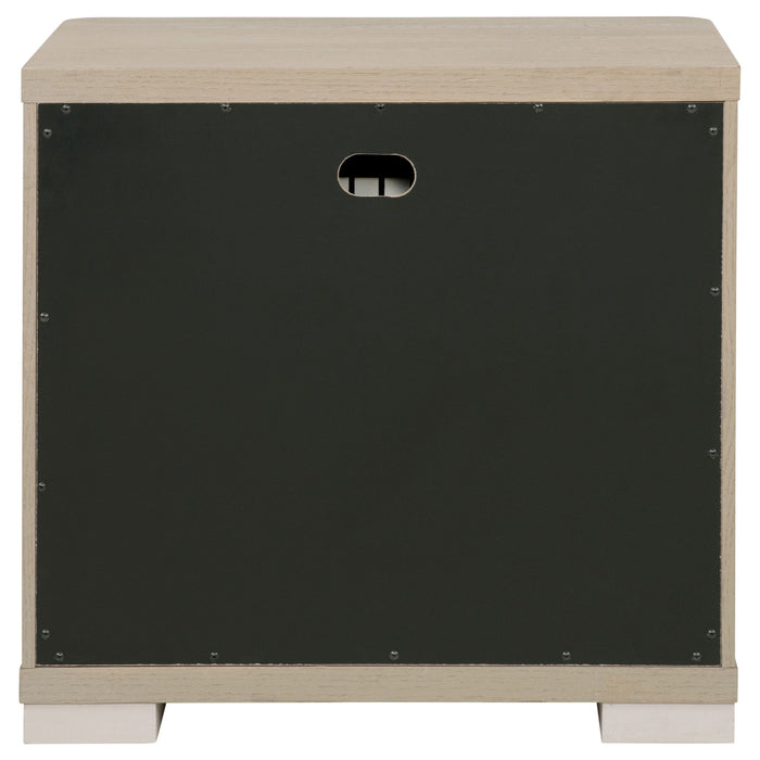 Mirador - 2 Drawer Nightstand Bedside Table - Natural