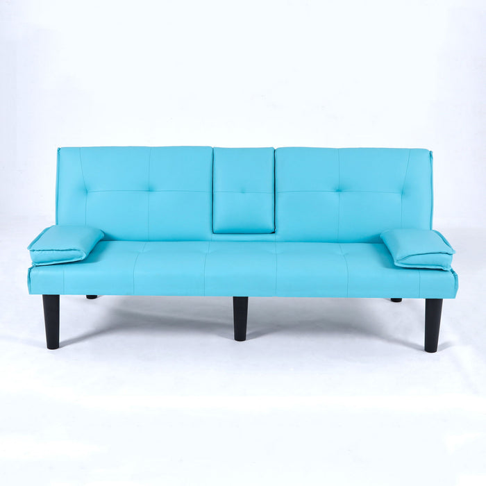 Sofa Bed With Foldable Design And Cup Holder