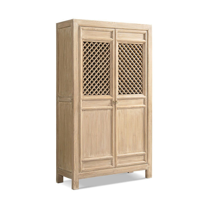 Arden - 2 Door Bookcase Storage Cabinet - Natural
