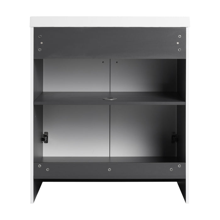 Modern Freestanding Bathroom Vanity With Soft Close Cabinet Doors