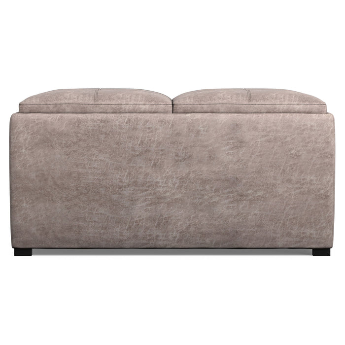 Avalon - Square Coffee Table, Storage Ottoman