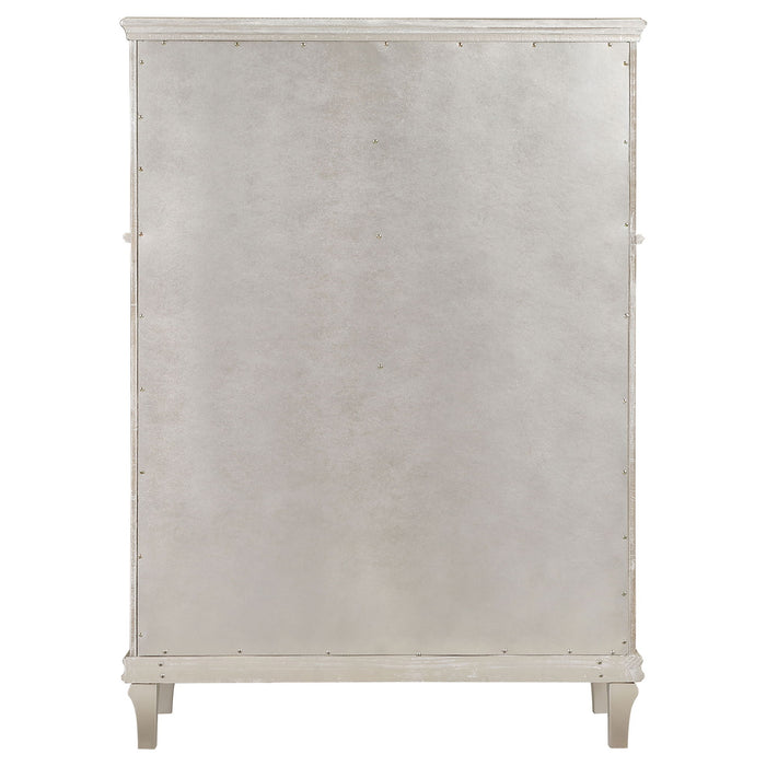 Katerina - 5 Drawer Chest With Hidden Drawer - Oak
