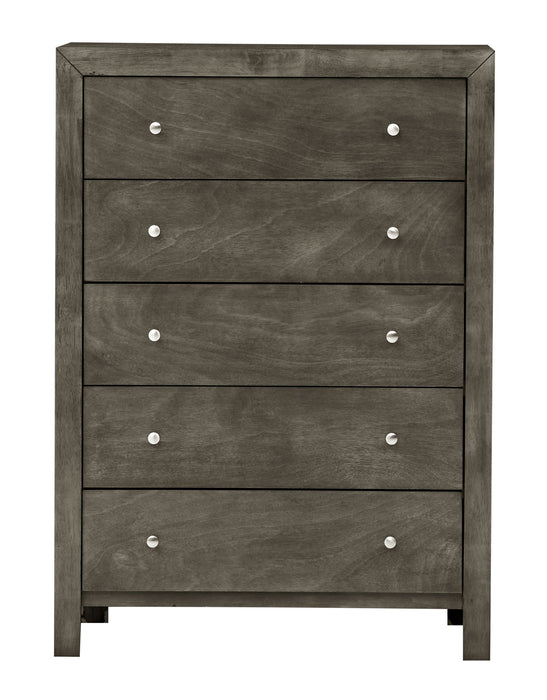 Transitional Elegant Storage Chest - Gray