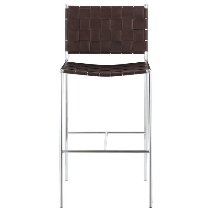 Langton - Upholstered Bar Chair - Brown