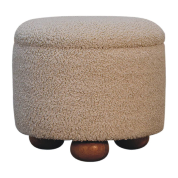 Storage Footstool - Cream
