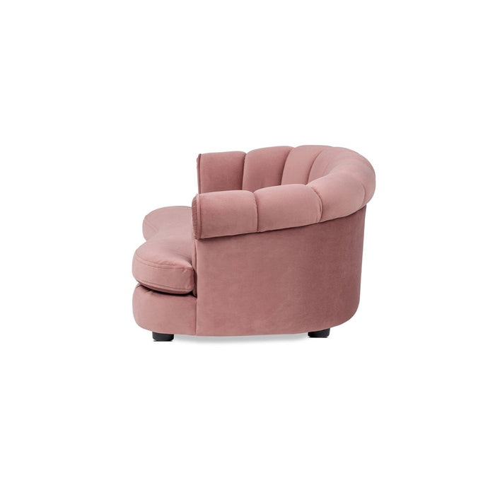 Halle - Rolled Arm Dog Bed - Pink