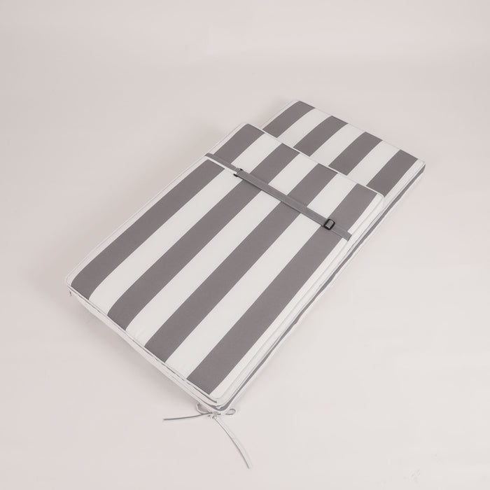 2 Pieces Set Outdoor Lounge Chair Cushion Replacement Patio Furniture Seat