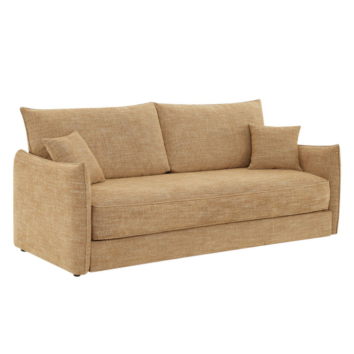Cadie - Sofa With 2 Pillows - Mocha