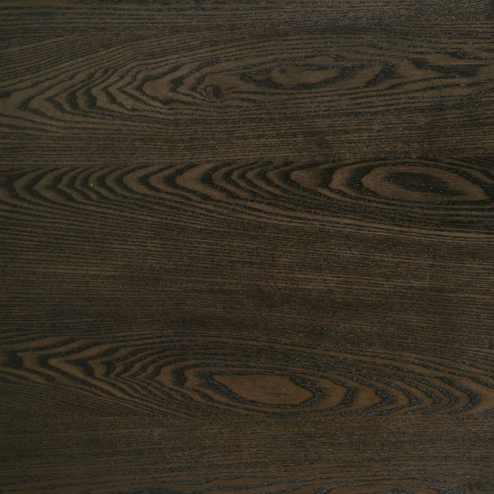 Blakely - Leaf Dining Table With Tapered Legs Accents - Ash Brown