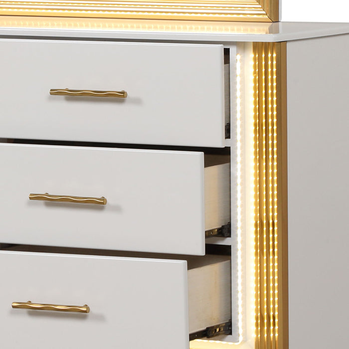 Obsession - 6 Drawer Dresser - White