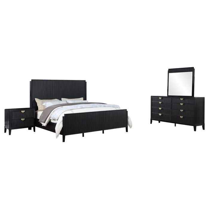 Ennis - 4 Piece Queen Bedroom Set - Black
