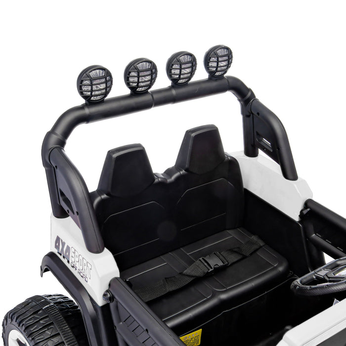 Electric Car With Remote Control, Colorful LED Lights, USB & MP3