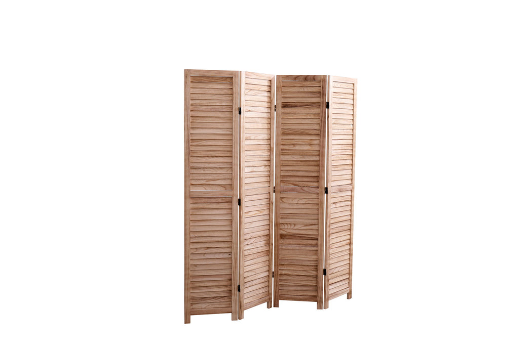 Panel Wooden Folding Room Divider